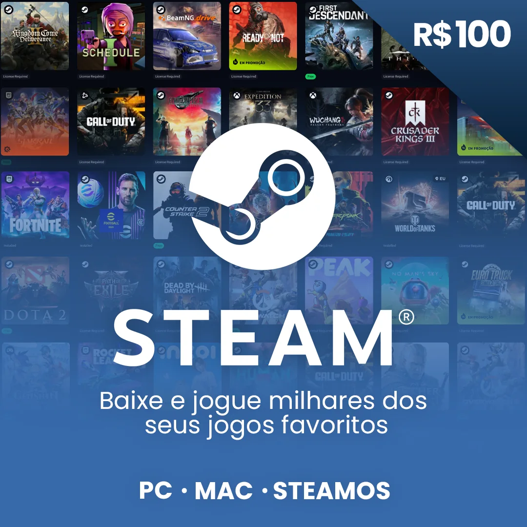 1b2efaa25ed2_opt Steam Gift Card - Cartão Pré Pago R$100