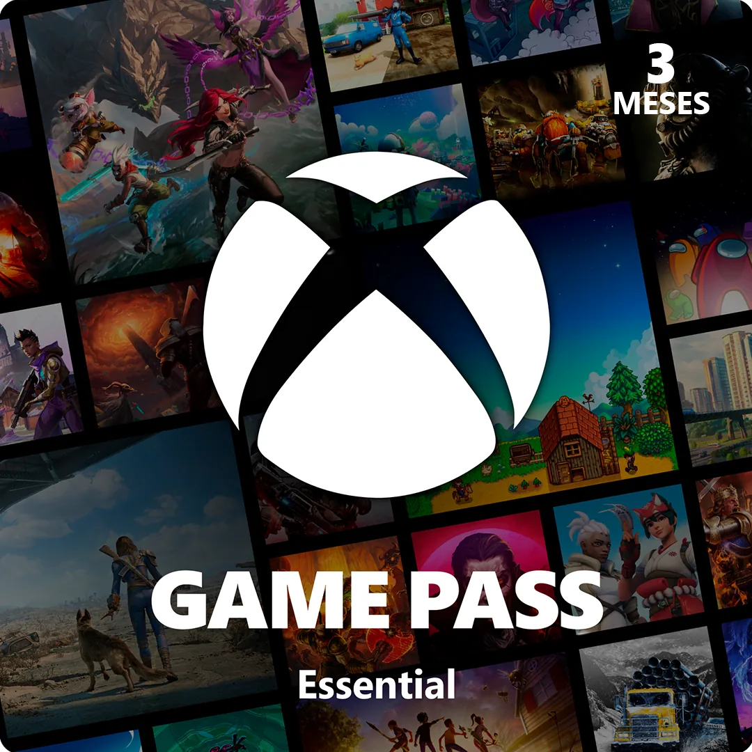 Xbox Game Pass Essential – Assinatura de 3 mês