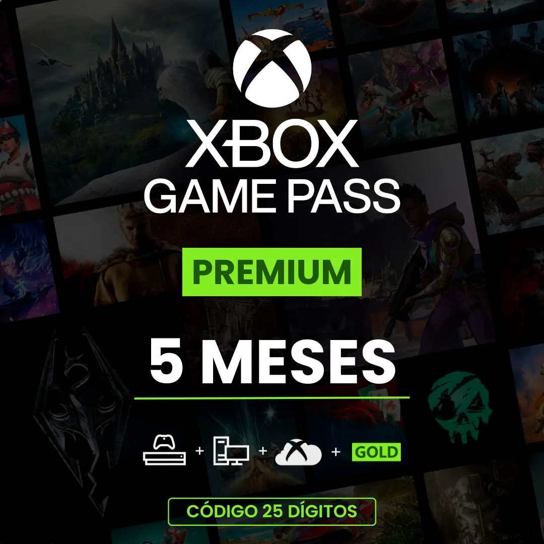 8648f8ae4976_opt Xbox Game Pass Premium – Assinatura de 5 meses - Imagem 1